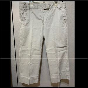 J. Crew Café cropped pant, favorite fit 8 dove gray